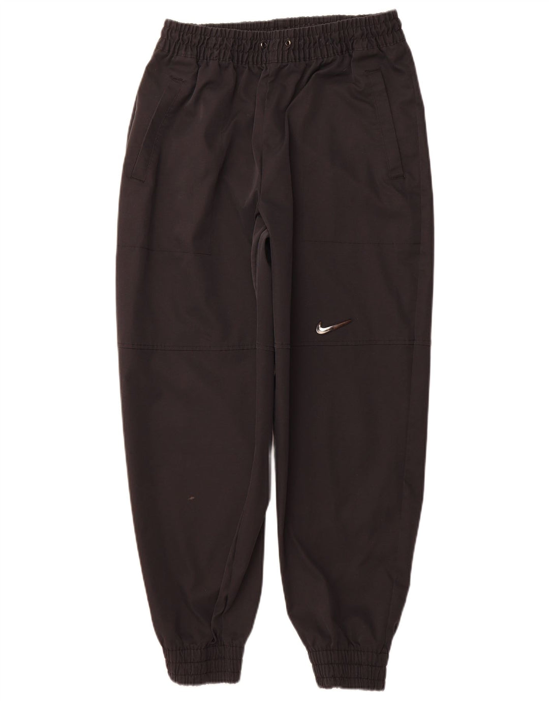 NIKE Mens Grant Fit Tracksuit Trousers Joggers Large Black Polyester
