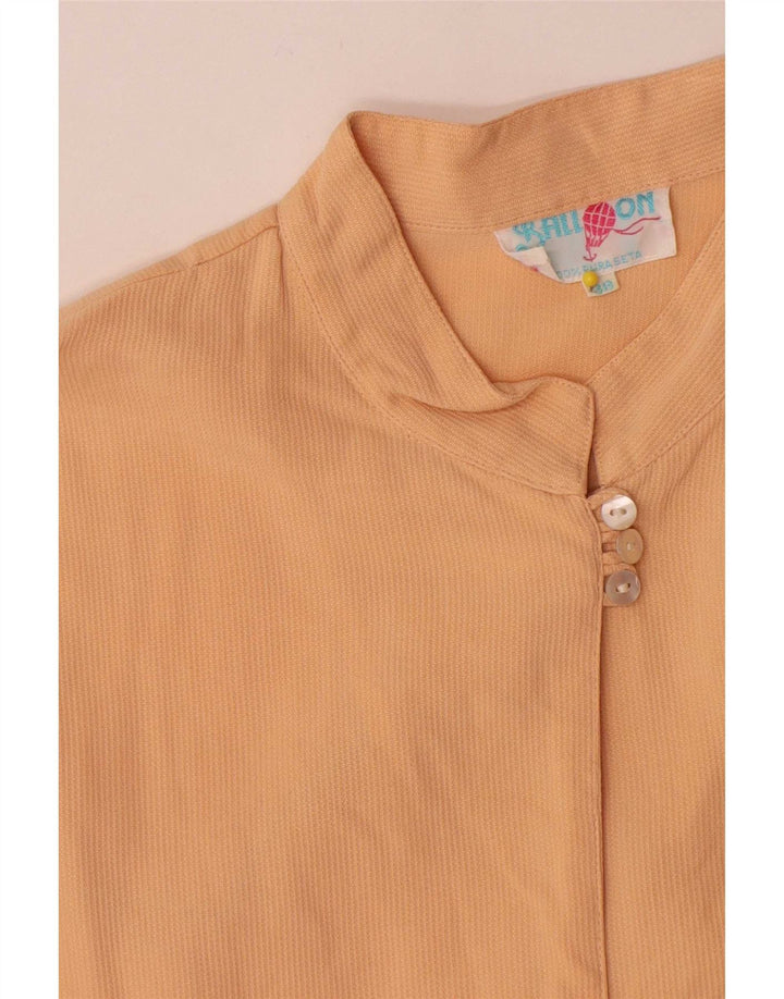 Balloon Womens Shirt Dress EU 38 Medium Beige Silk