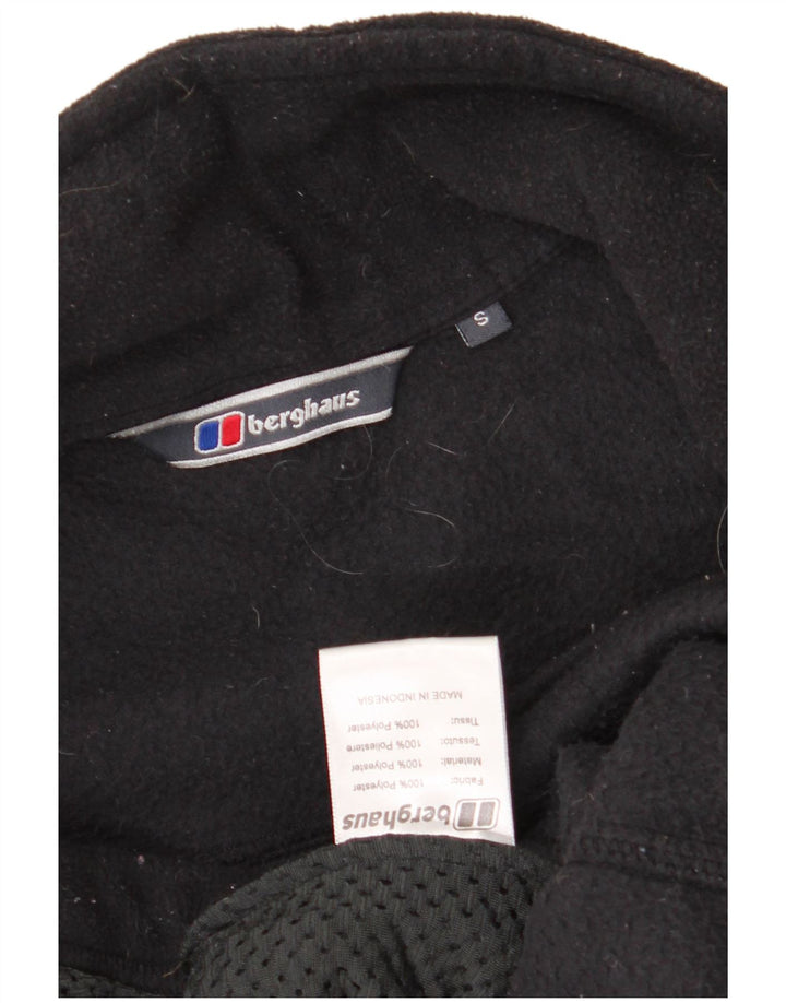 BERGHAUS Mens Fleece Gilet UK 36 Small Black Polyester