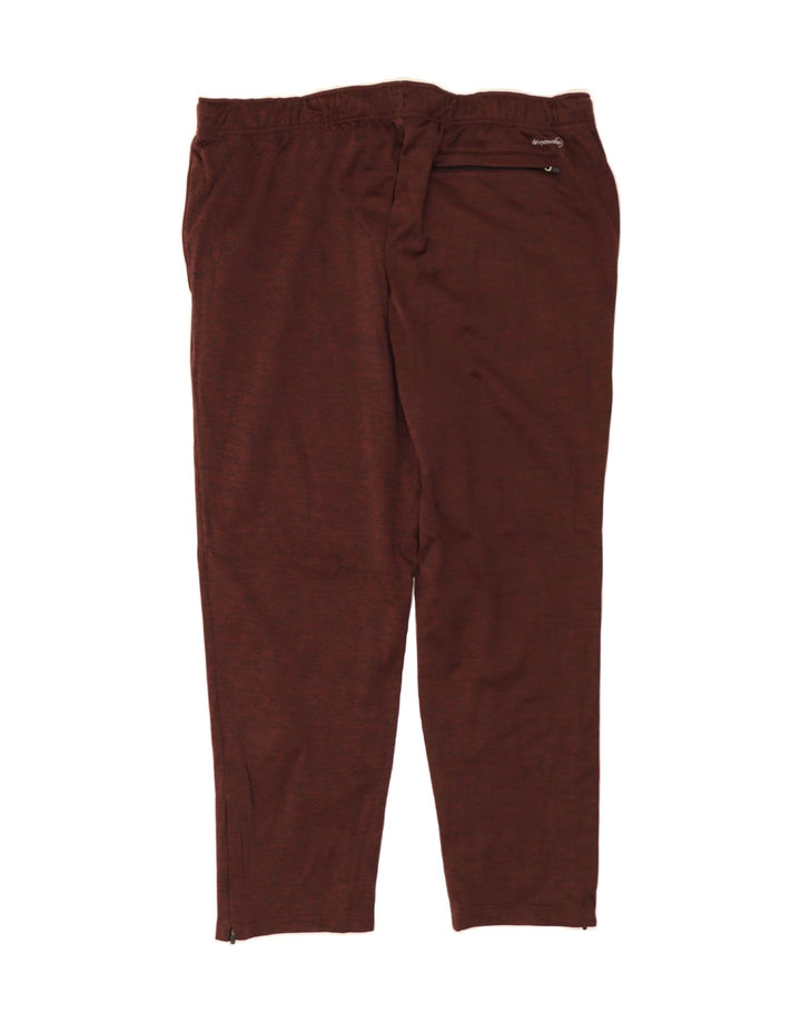 RUSSELL ATHLETIC Mens Tracksuit Trousers 2XL Maroon Polyester Vintage Russell Athletic and Second-Hand Russell Athletic from Messina Hembry 