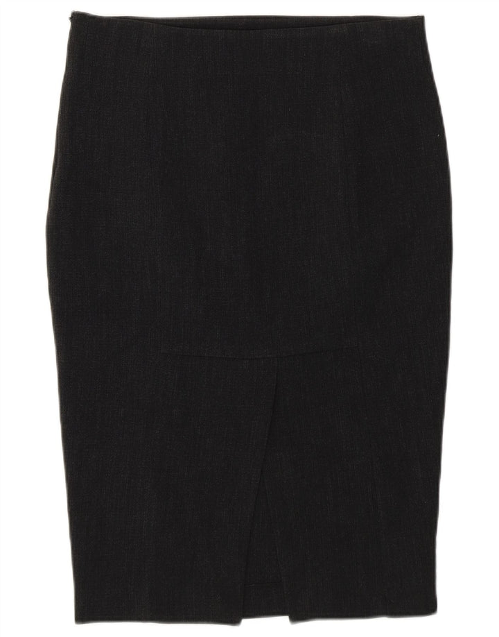 Zara Womens Pencil Skirt Medium W28  Grey Polyester