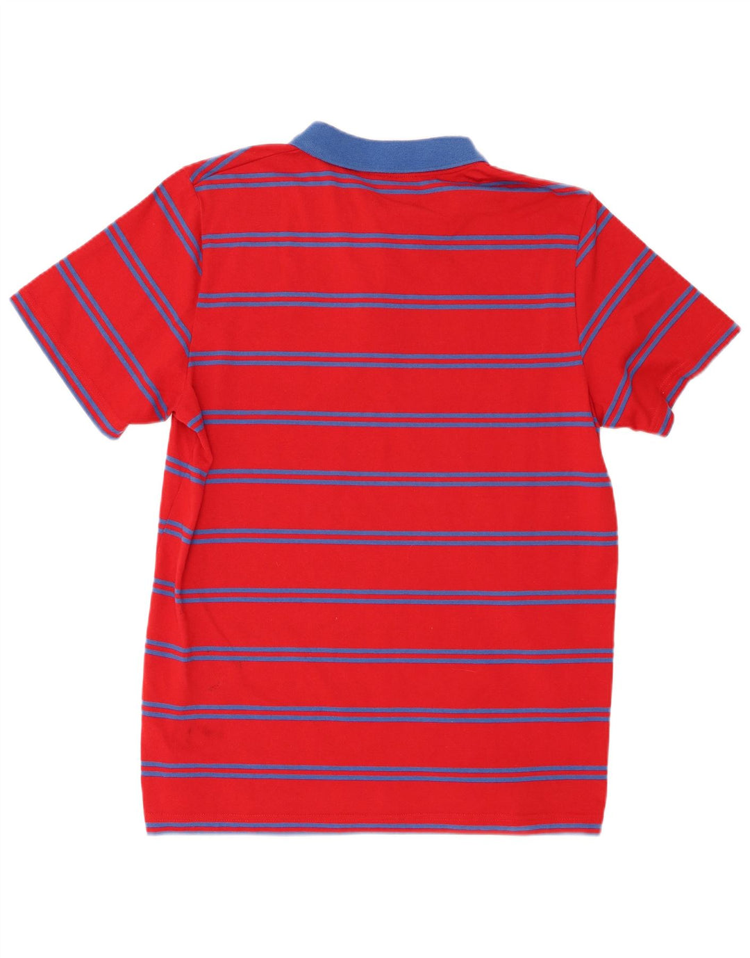 Sergio Tacchini Mens Polo Shirt Large Red Striped Polyester