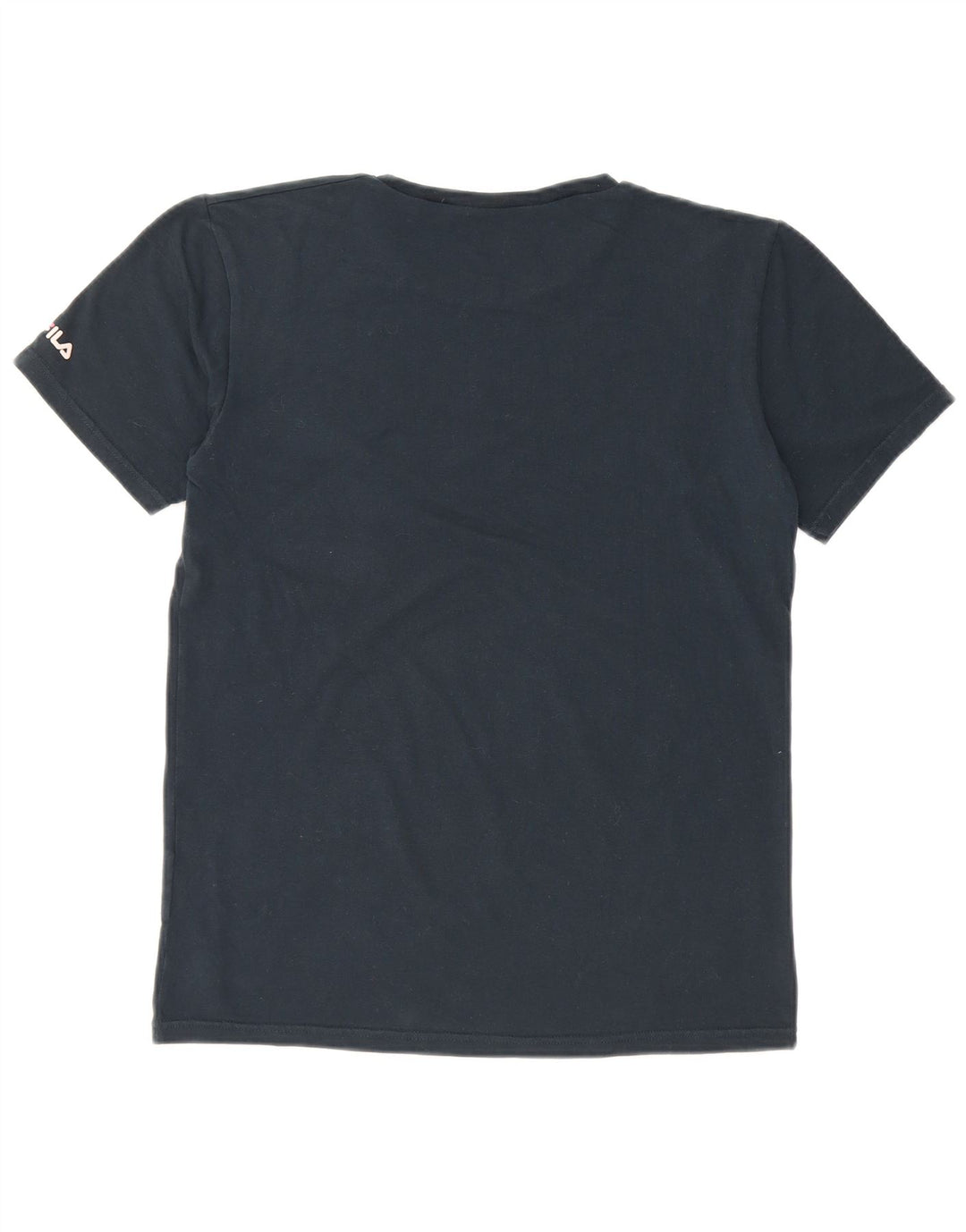Fila Mens T-Shirt Top Medium Navy Blue