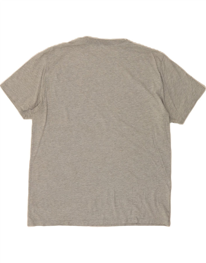 EDDIE BAUER Mens Graphic T-Shirt Top Medium Grey Cotton Vintage Eddie Bauer and Second-Hand Eddie Bauer from Messina Hembry 