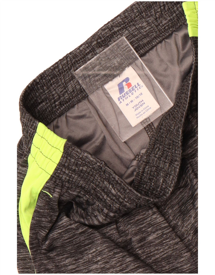 Russell Athletic Boys Sport Shorts 10-11 Years Medium Grey Colourblock