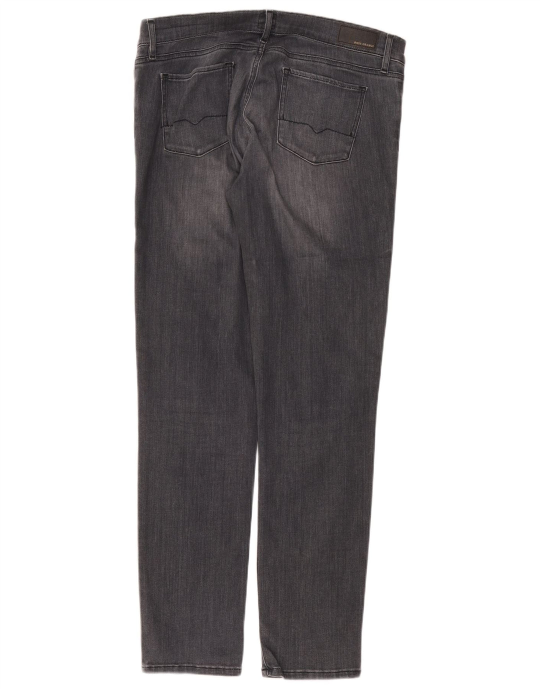 Hugo Boss Mens Straight Jeans W32 L34  Grey Cotton