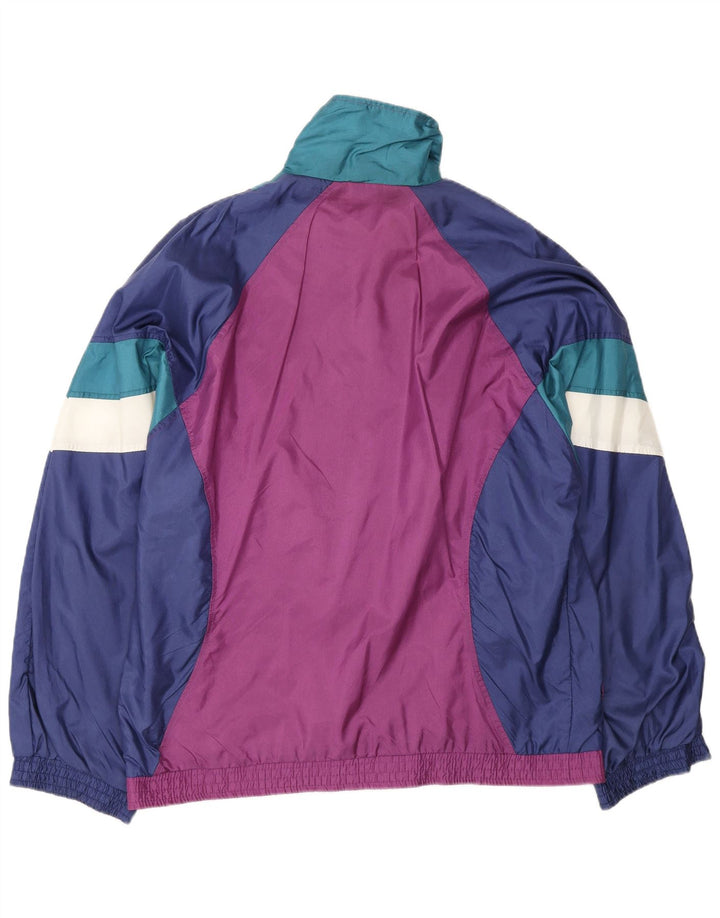 Leopard Mens Tracksuit Top Jacket UK 40/42 Medium Multicoloured Colourblock