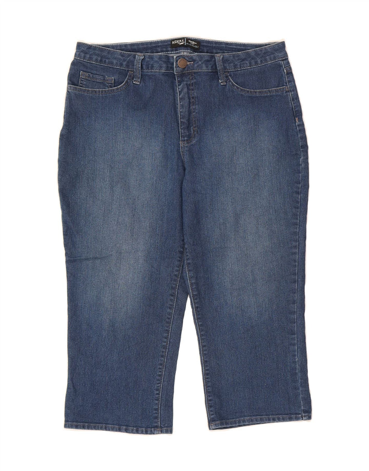 LEE Womens Riders Mid Rise Capri Jeans W36 L19 Blue Vintage Lee and Second-Hand Lee from Messina Hembry 