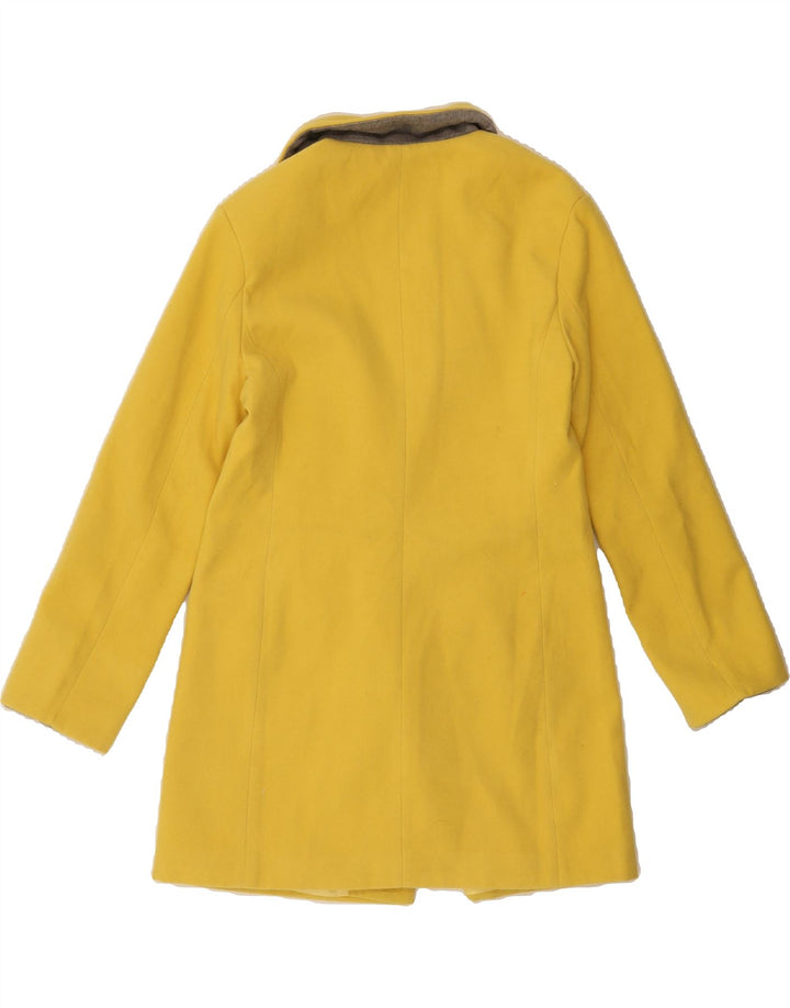 VINTAGE Womens Longline Open Blazer Jacket UK 20 2XL Yellow Vintage Vintage and Second-Hand Vintage from Messina Hembry 