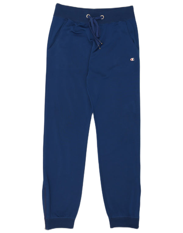 Champion Womens Tracksuit Trousers Joggers UK 10 Small Navy Blue Polyester
