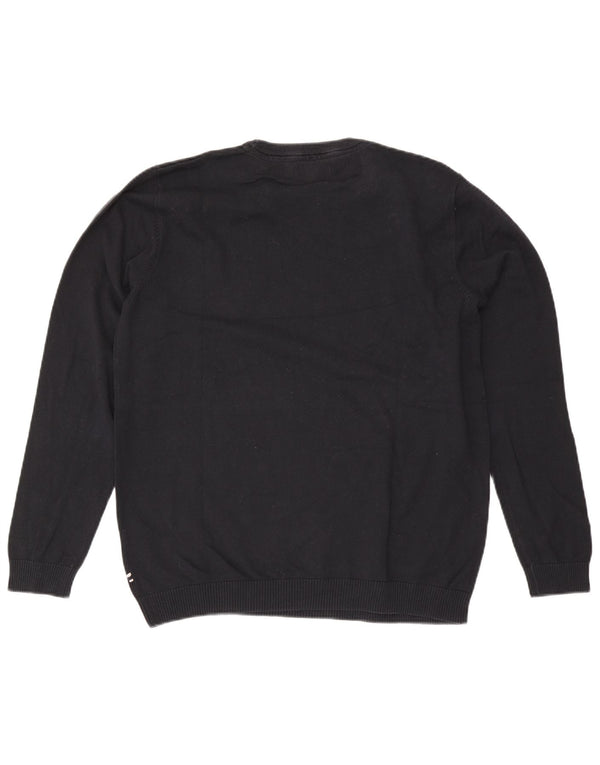 Jack & Jones Mens Crew Neck Jumper Sweater XL Navy Blue