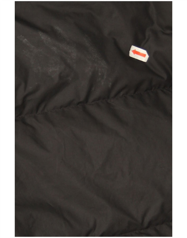 Nike Mens Hooded Padded Coat UK 36 Small Black Polyester