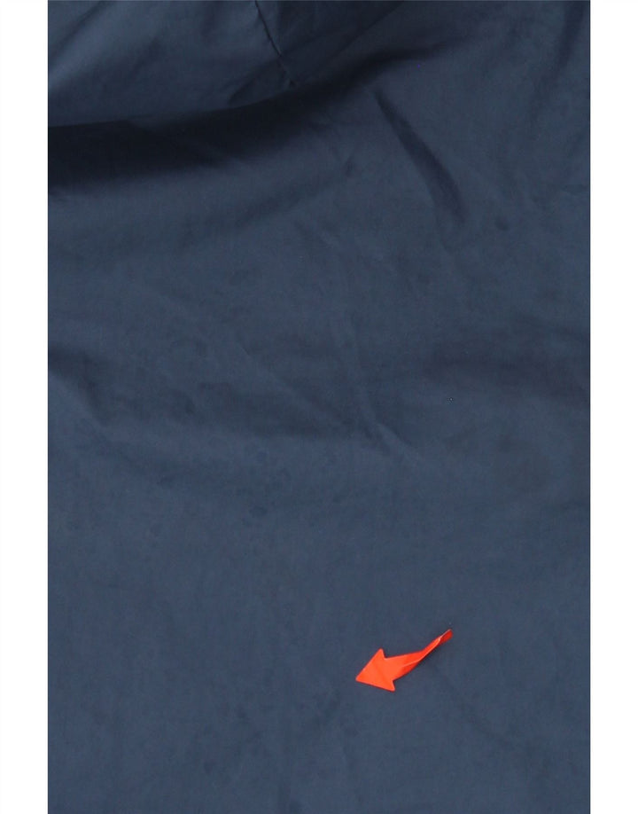 THE NORTH FACE Boys Hooded Padded Jacket 11-12 Years Large Navy Blue