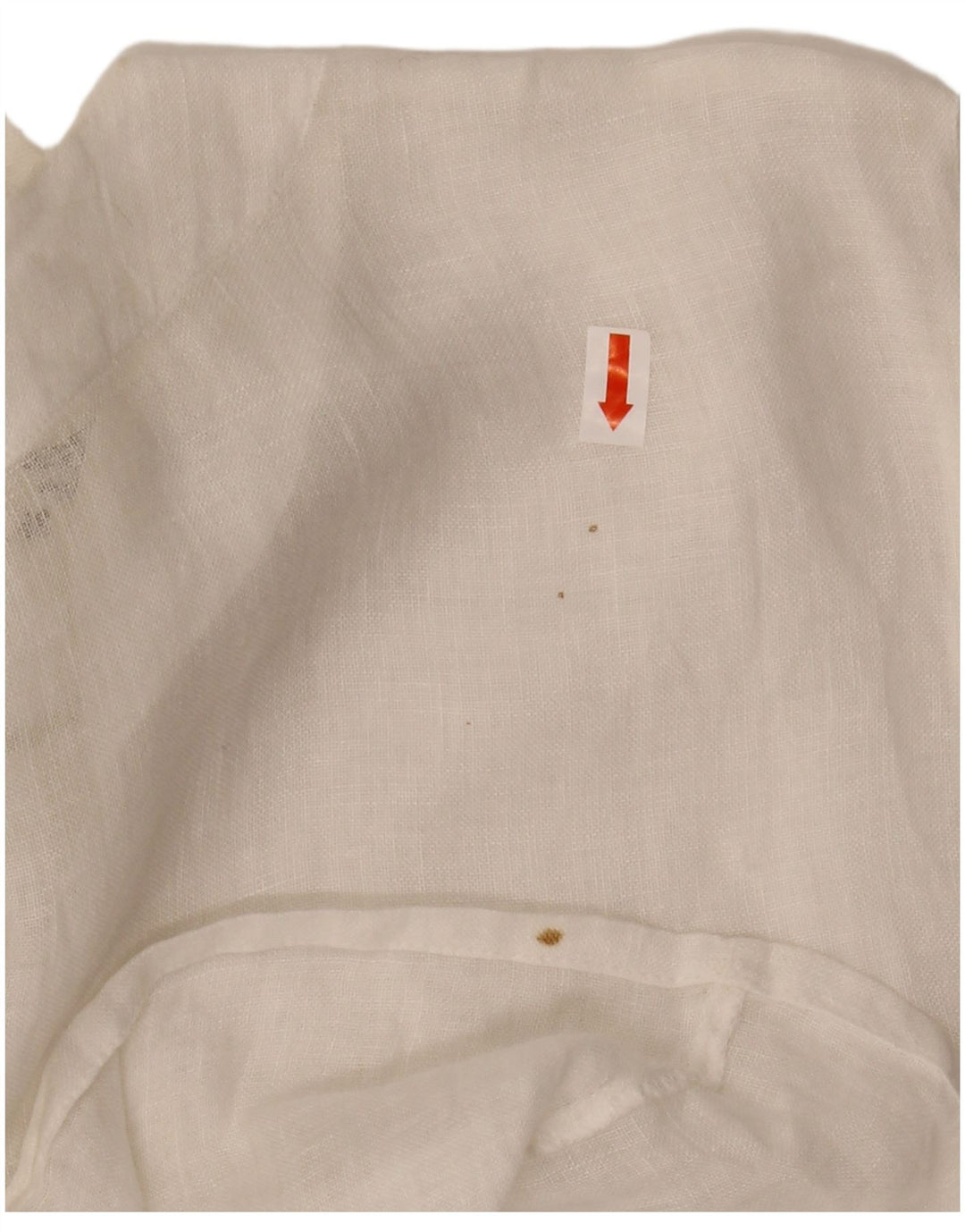 VINTAGE Womens Short Sleeve Shirt Blouse IT 48 XL White