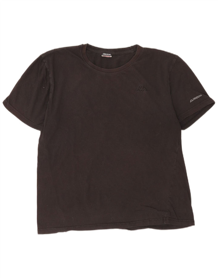 Kappa Mens T-Shirt Top XL Black