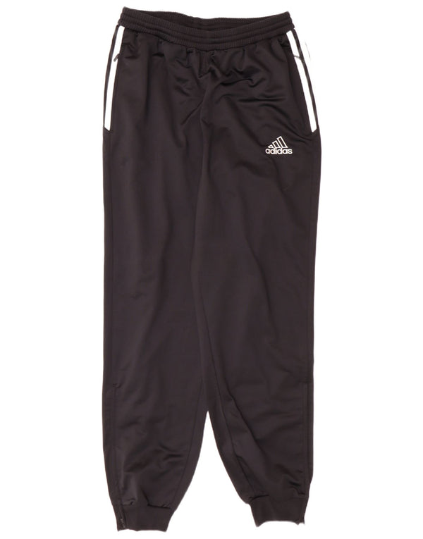 Adidas Mens Tracksuit Trousers Joggers UK 42/44 Large Black Polyester