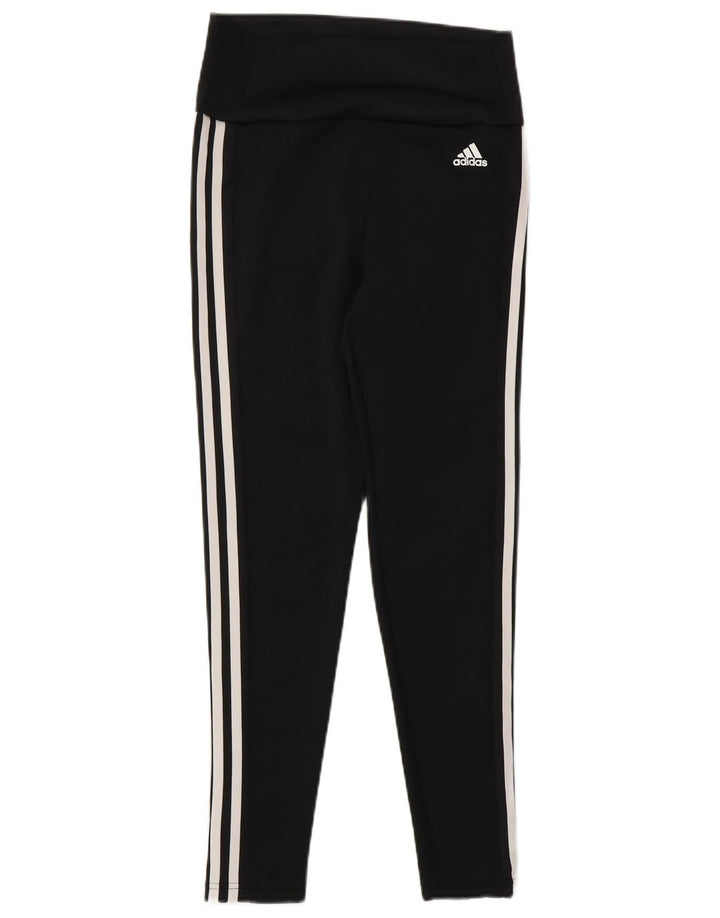 Adidas Womens Aeroready Leggings UK 8/10 Small  Black Polyester
