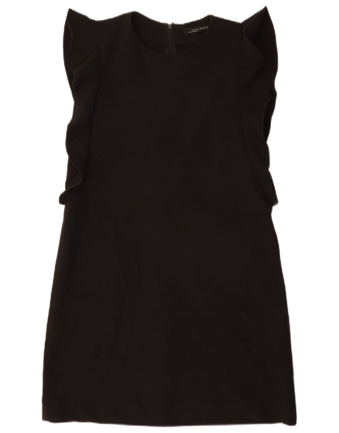 ZARA Womens Sleeveless Sheath Dress UK 12 Medium Black
