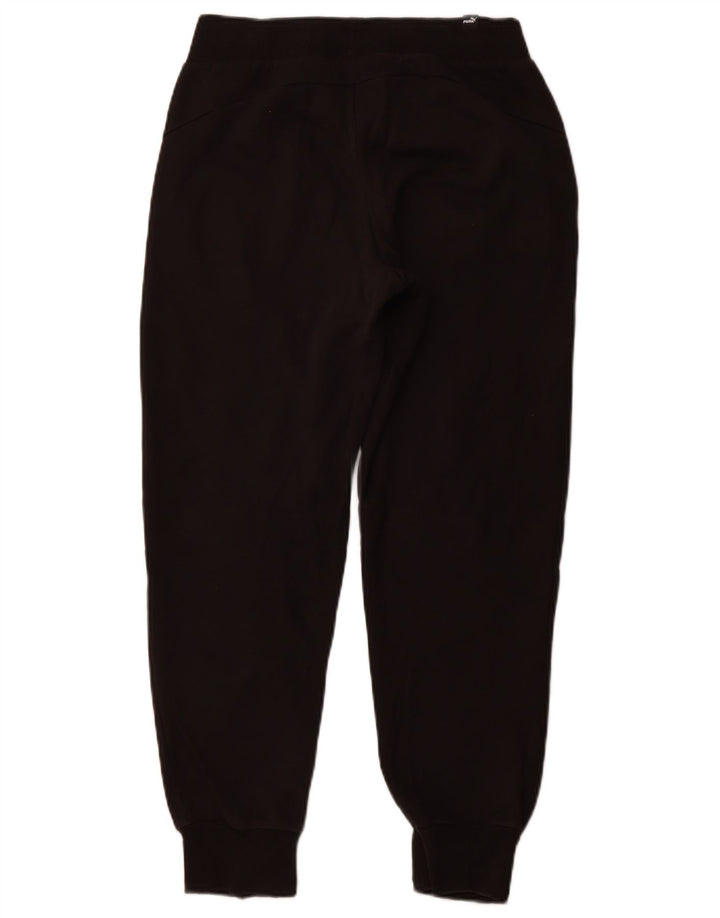 Puma Mens Tracksuit Trousers Joggers Small Black Cotton