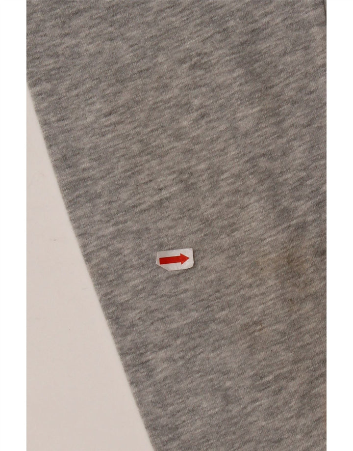 FILA Boys Graphic Hoodie Jumper 13-14 Years Grey Cotton