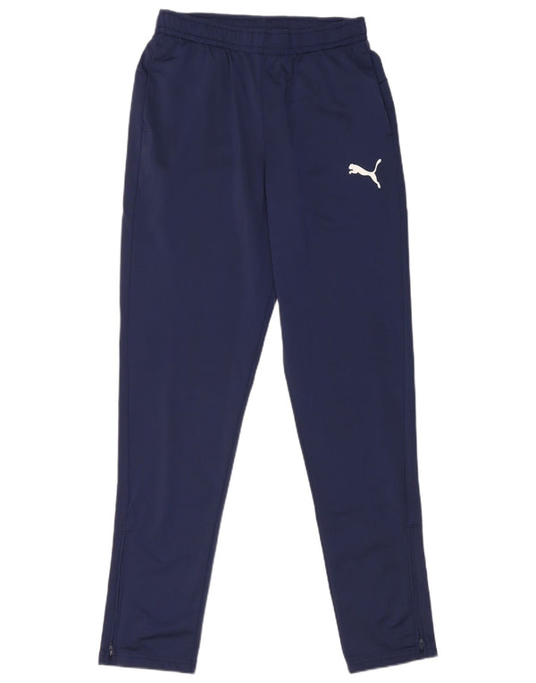 Puma Boys Tracksuit Trousers 15-16 Years  Navy Blue Polyester
