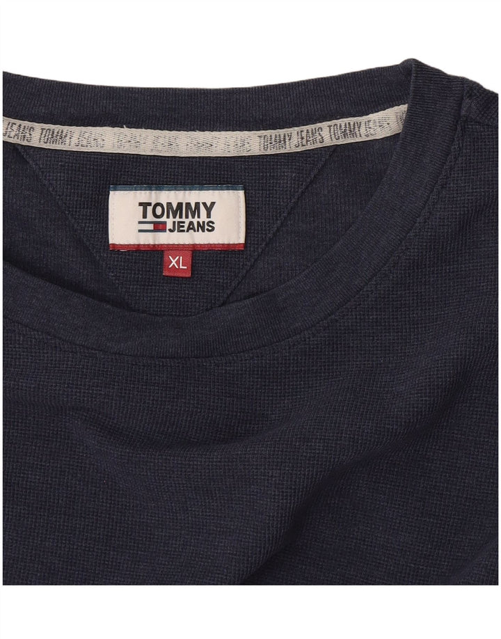 Tommy Hilfiger Mens T-Shirt Top XL Navy Blue