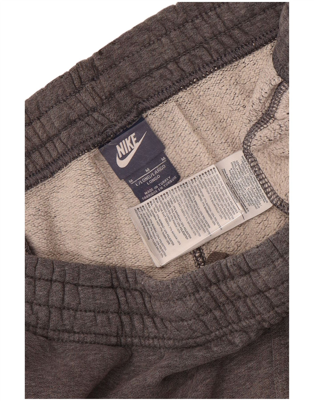 Nike Mens Tracksuit Trousers Joggers Medium Grey Cotton