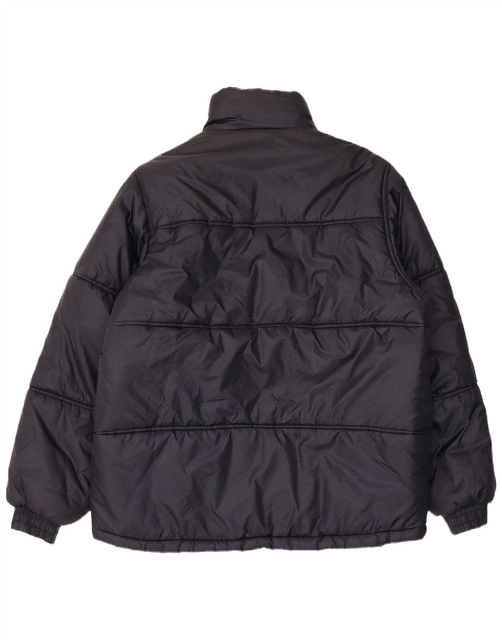 Reebok Mens Padded Jacket UK 40 Large Navy Blue Nylon