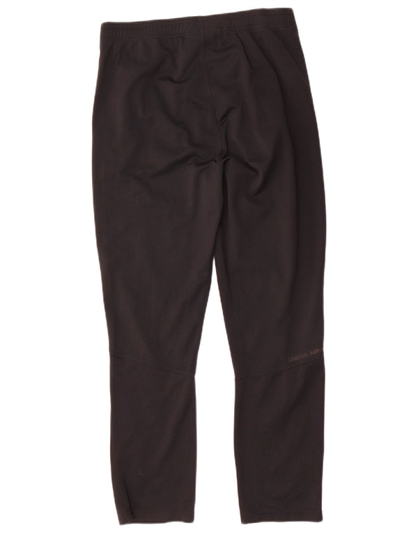 Under Armour Boys Tracksuit Trousers 13-14 Years XL Black Polyester