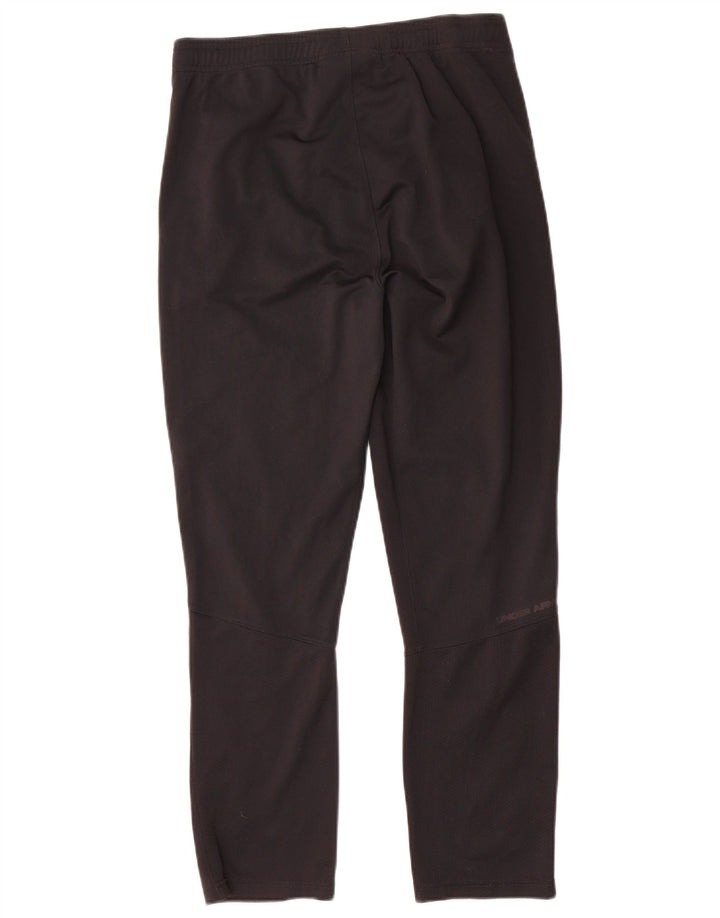 Under Armour Boys Tracksuit Trousers 13-14 Years XL Black Polyester