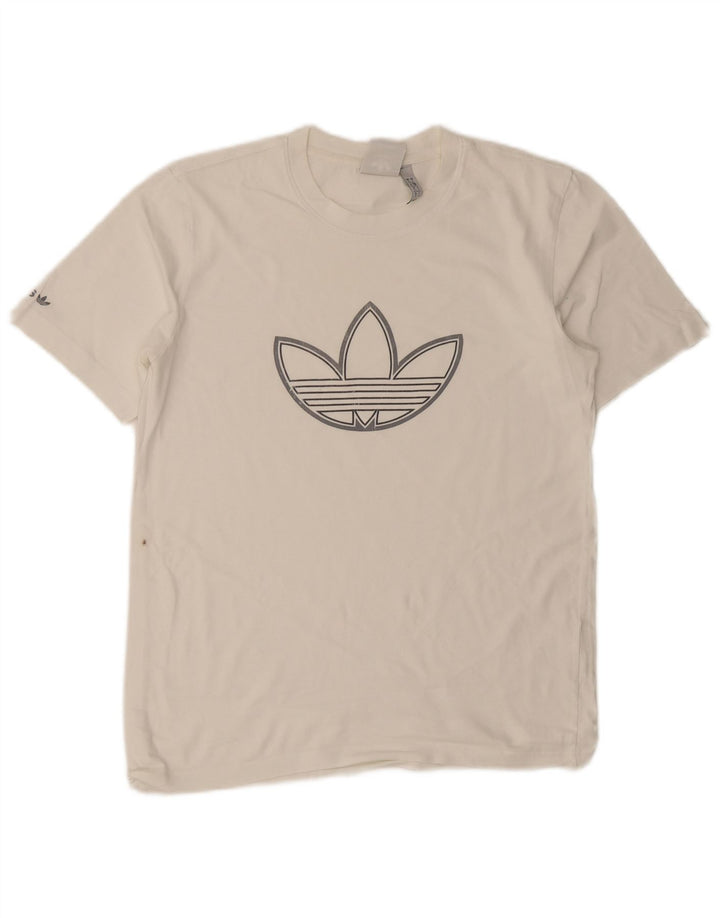 Adidas Mens Graphic T-Shirt Top Small White