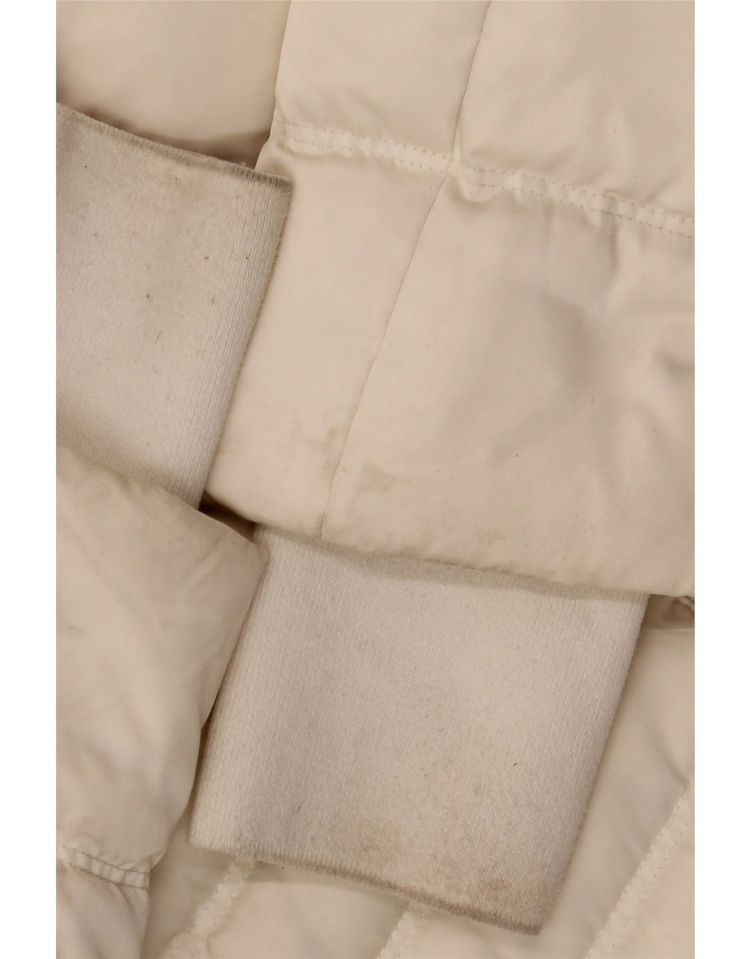 CALVIN KLEIN JEANS Womens Oversized Padded Jacket UK 10 Small Off White