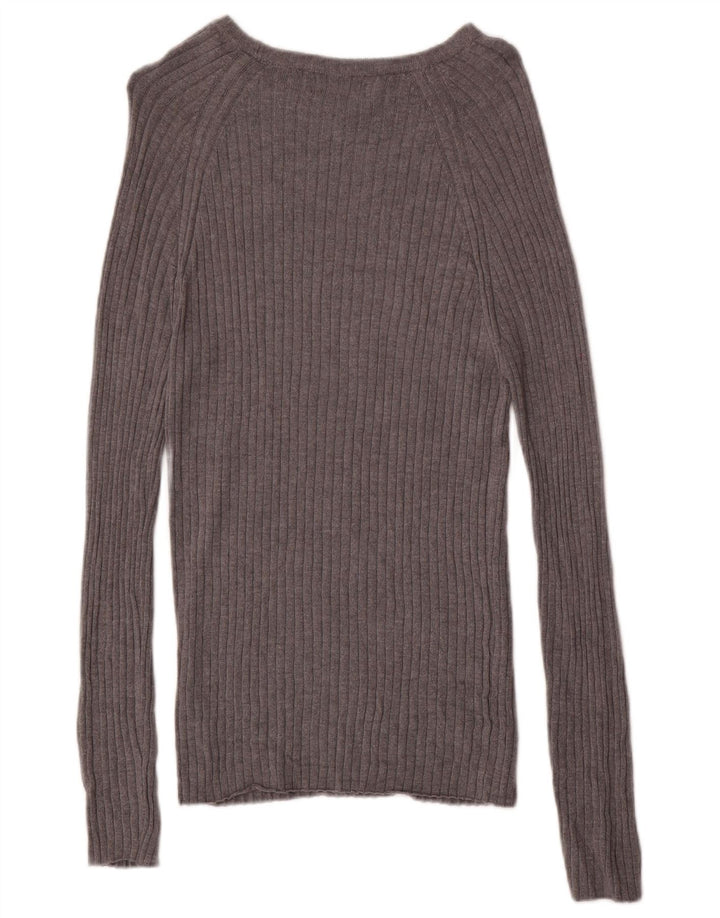 Zara Mens Top Long Sleeve Medium Grey