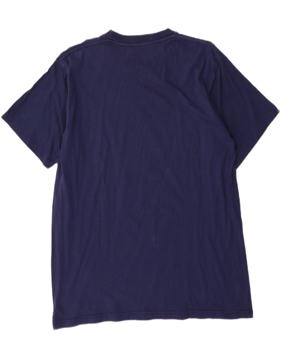 BENETTON Mens T-Shirt Top Medium Navy Blue