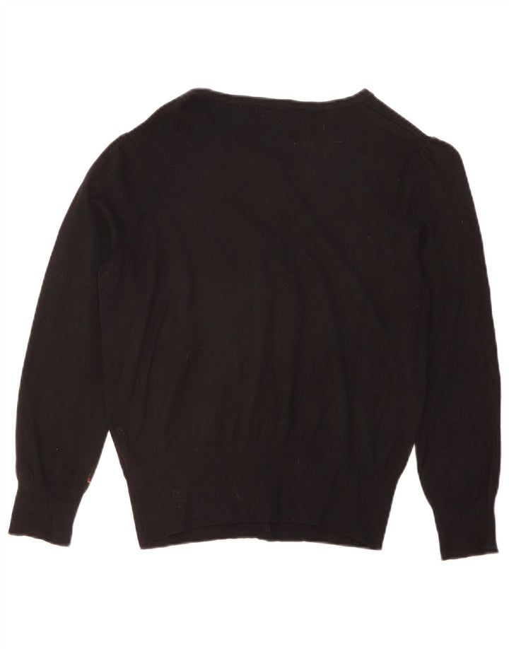 Marks & Spencer Womens Cardigan Sweater UK 14 Medium Black
