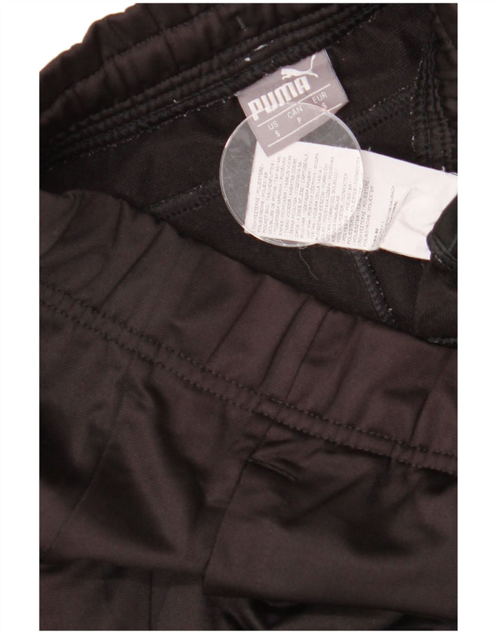 PUMA Mens Tracksuit Trousers Joggers Small  Black Polyester