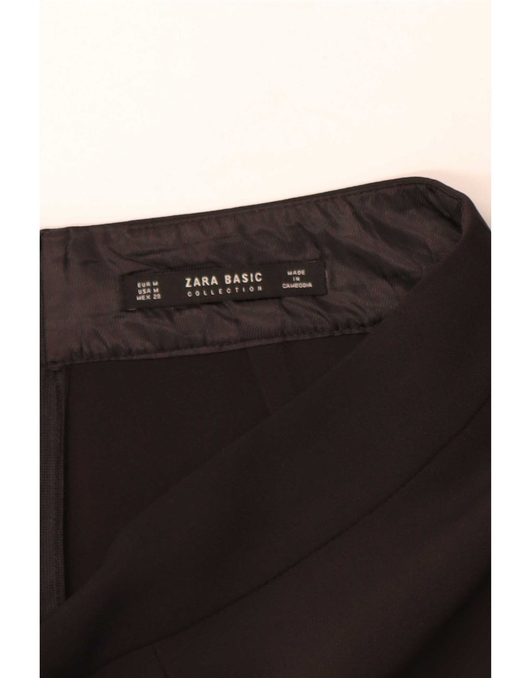 Zara Womens Mini Skirt Medium W28 Black