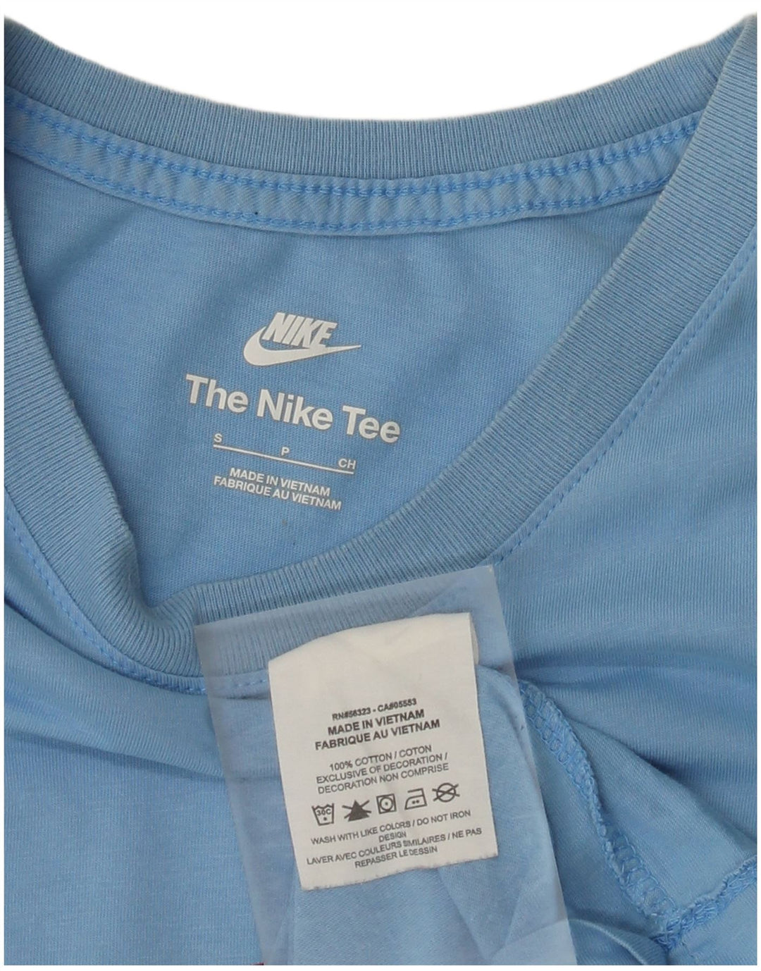 Nike Mens Graphic T-Shirt Top Small Blue Cotton