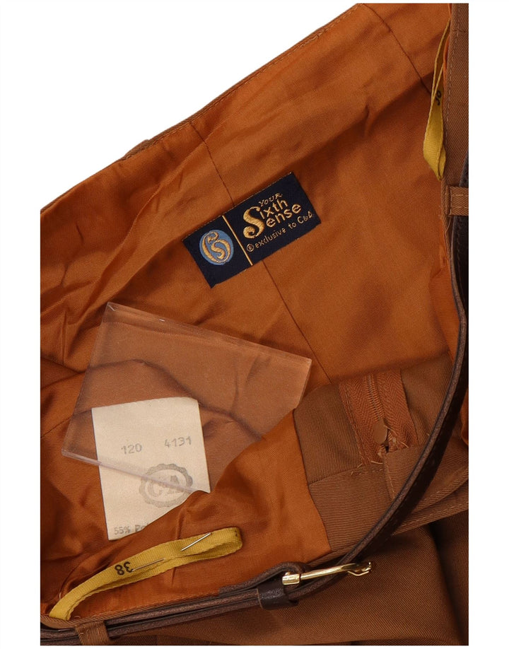 Your Sixth Sense Womens Cullotes Capri Trousers EU 38 Medium W26 L19 Brown