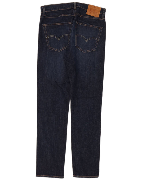 Levi's Womens Slim Tapered Jeans W33 L32 Navy Blue Cotton