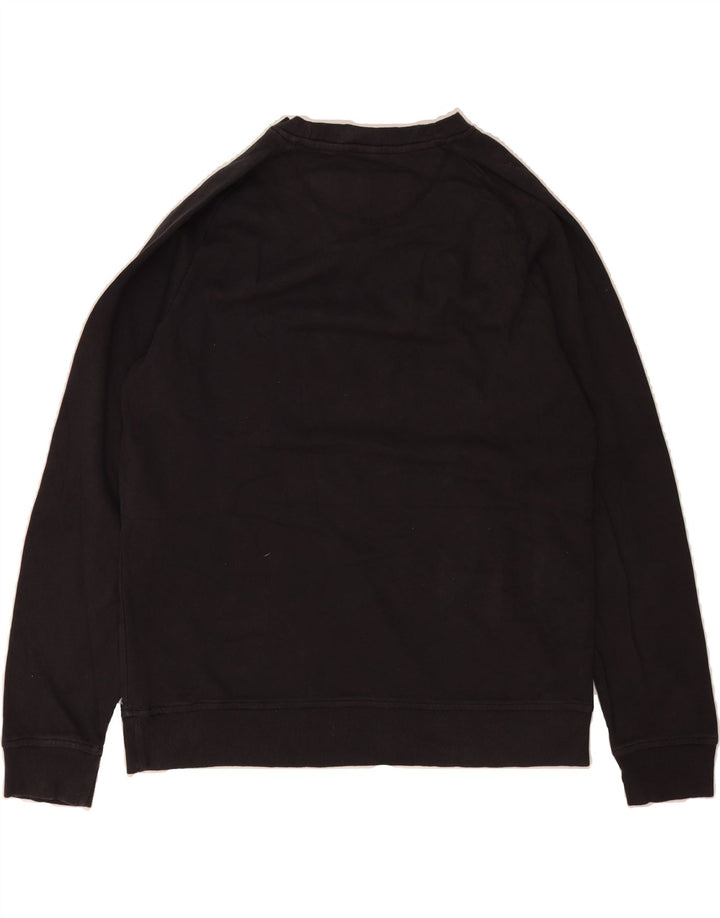 REEBOK Mens Sweatshirt Jumper Medium Black Cotton Vintage Reebok and Second-Hand Reebok from Messina Hembry 
