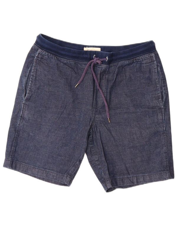 Gap Mens Chino Shorts W33 Medium Navy Blue Cotton