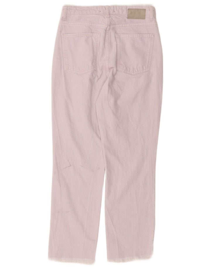 DESIGUAL Womens Straight Jeans EU 38 Medium W26 L27 Purple Cotton