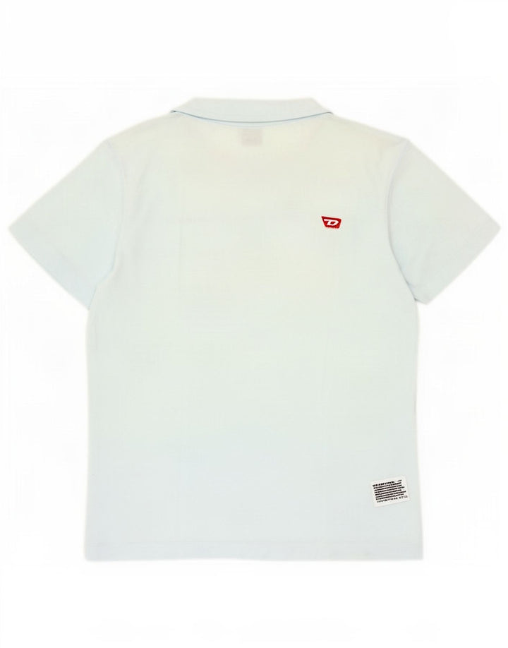 Diesel Mens T-Shirt Top Medium Blue Cotton