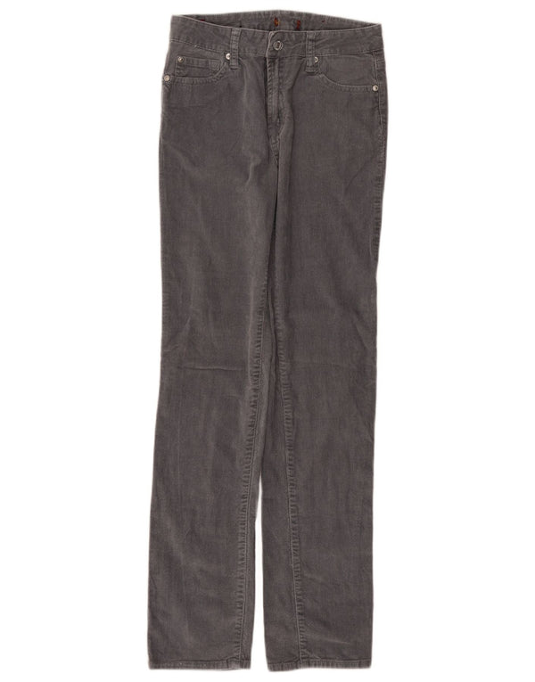 7 FOR ALL MANKIND Boys Straight Corduroy Trousers 15-16 Years W32 L29 Grey