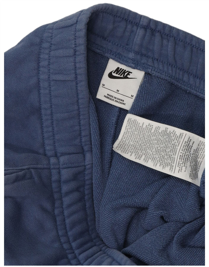 Nike Mens Tracksuit Trousers Joggers Medium  Blue Colourblock Cotton