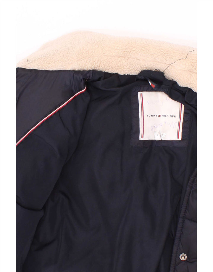 Tommy Hilfiger Girls Padded Jacket 7-8 Years Navy Blue Polyester
