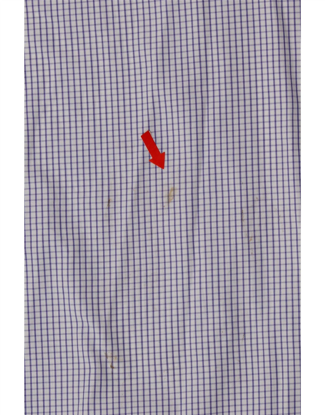 TOMMY HILFIGER Mens Short Sleeve Shirt Large Purple Check Vintage Tommy Hilfiger and Second-Hand Tommy Hilfiger from Messina Hembry 