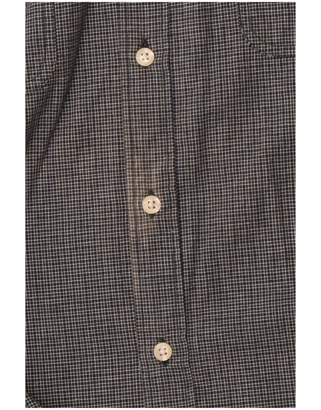 LEVI'S Mens Slim Fit Shirt Large Navy Blue Check Cotton