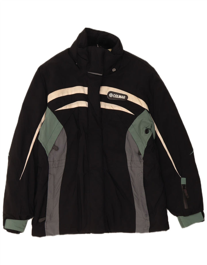 Colmar Womens Padded Ski Jacket IT 42 Medium Black Colourblock Sports